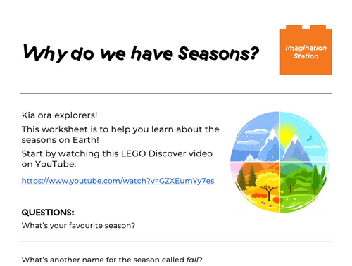 Why do we have Seasons? at Imagination Station